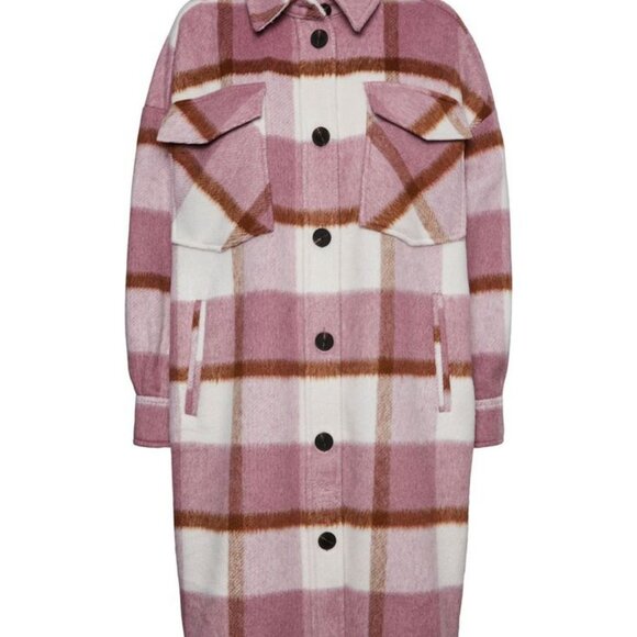 Vero Moda Long Pink coat - Picture 8 of 8